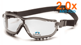 Safety Glasses - Pyramex V2G Readers Anti-Fog Safety Goggles 12 Pair