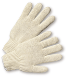 String Knit Gloves - West Chester 708SC 100% Cotton Mens String Knit Glove 12 Pair