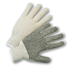 String Knit Gloves - West Chester 708SK String Knit PVC Dotted Palm 12 Pair