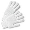 String Knit Gloves - West Chester K710SBW, Medium Weight String Knit Gloves, White, 12 Pair