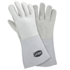 Welders Gloves - West Chester 9061 IronCat 14" White Stick Welding Gloves 6 Pair