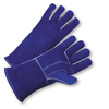 Welders Gloves - West Chester-945 Blue Welders Reinforced Thumb Kevlar Sewn