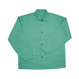 Welding - West Chester 7050 FR Cotton Jacket, Inside Hip Pocket, Black Anodized Snaps, 30" Long